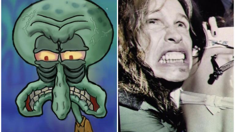 Squidward and Steven Tyler