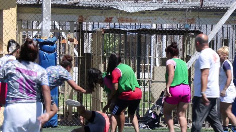 The real women behind the new Disney Plus series ‘Meet the Spartans,’ inspired by a rugby team born inside the walls of San Martin Prison in Argentina. (Medill)