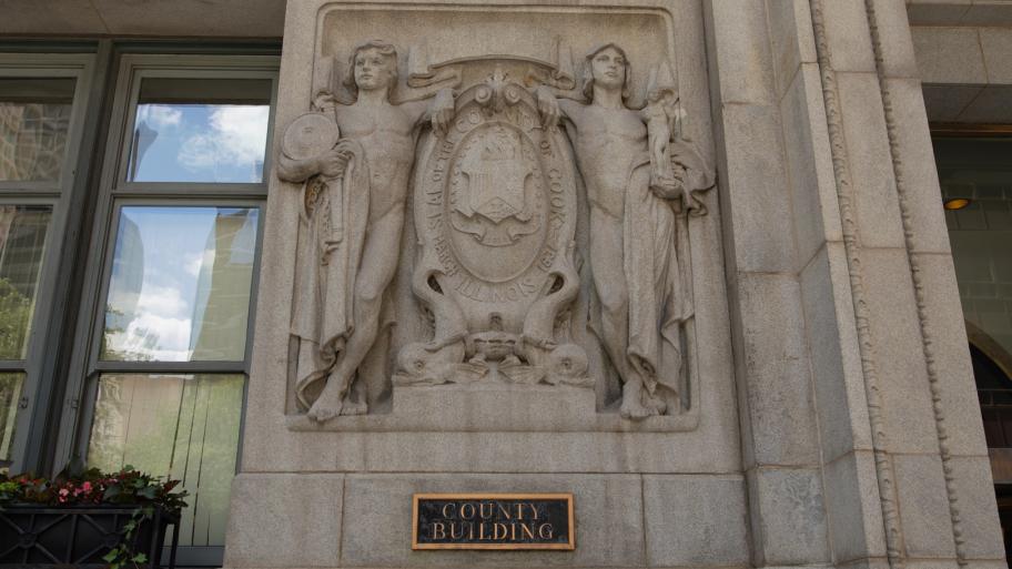 The Cook County building is pictured in a file photo. (Michael Izquierdo / WTTW News)