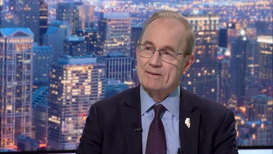 Don Tracy appears on “Chicago Tonight” on April 1, 2026. (WTTW News)