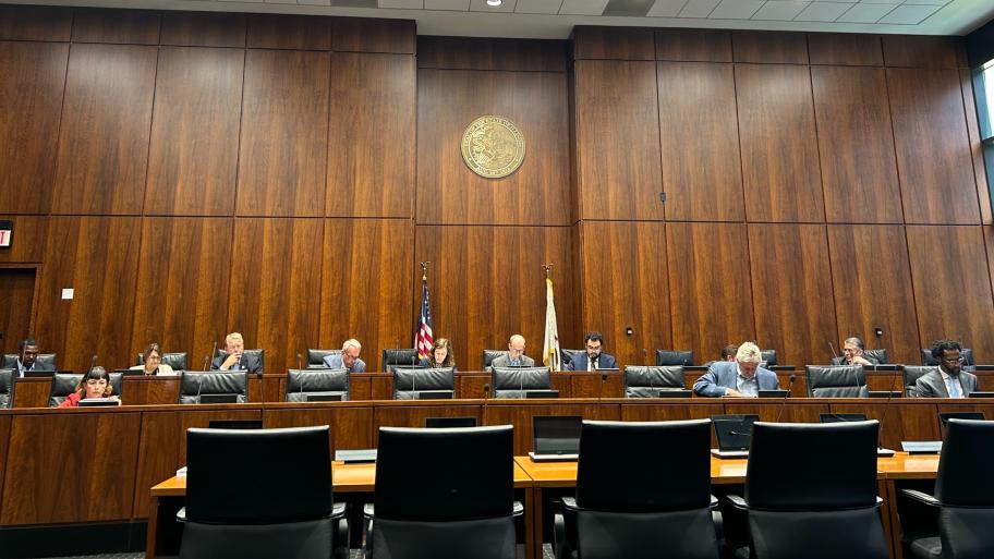 The Joint Committee on Administrative Rules holds a hearing Tuesday, Sept. 16, 2025. (Blair Paddock / WTTW News)