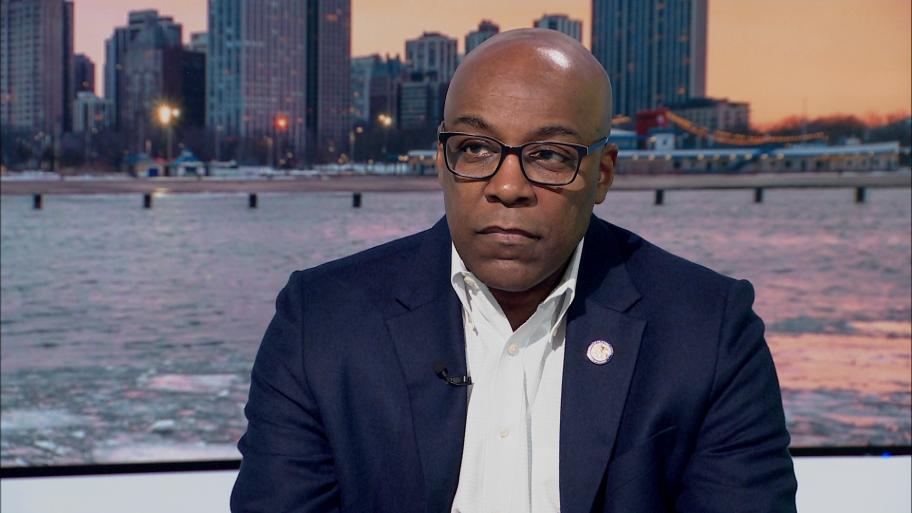 Illinois Attorney General Kwame Raoul appears on “Chicago Tonight” on Jan. 14, 2026. (WTTW News)