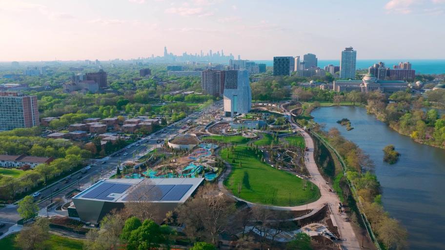 The Obama Presidential Center, 6001 S. Stony Island Ave., is set to open to the public on June 19. (Courtesy of Obama Presidential Center)