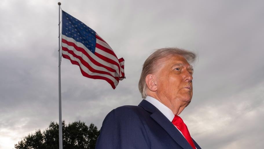 President Donald Trump speaks with reporters before departing on Marine One from the South Lawn of the White House, Tuesday, Sept. 16, 2025, in Washington. (AP Photo / Alex Brandon)