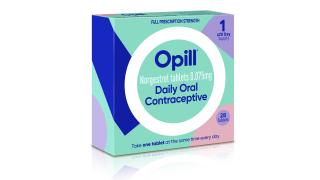 This illustration provided by Perrigo in May 2023, depicts proposed packaging for the company’s birth control medication Opill. (Perrigo via AP, File)