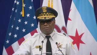 Chicago Police Supt. David Brown speaks about the department’s new foot pursuit policy that was unveiled Tuesday, June 21 2022. (WTTW News)