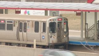 A southbound CTA Red Line train is pictured in a file photo. (WTTW News)