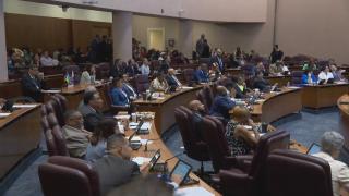A Chicago City Council meeting on May 31, 2023. (WTTW News)