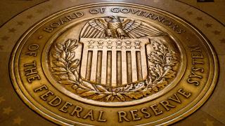 The seal of the Board of Governors of the United States Federal Reserve System is displayed in the ground at the Marriner S. Eccles Federal Reserve Board Building in Washington, Feb. 5, 2018. (AP Photo / Andrew Harnik, File)