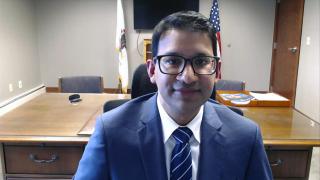 Dr. Sameer Vohra took over the Illinois Department of Public Health earlier this month. (WTTW News)