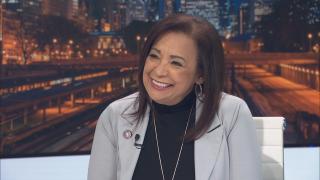 Clerk of the Circuit Court of Cook County Iris Martinez appears on “Chicago Tonight” on April 17, 2023. (WTTW News)