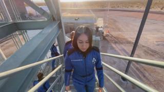 Katya Echazarreta was on the crew of Blue Origin’s NS-21 flight through Space for Humanity. (Courtesy of Blue Origin)