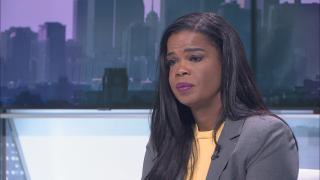 Cook County State’s Attorney Kim Foxx appears on “Chicago Tonight: Black Voices” on Nov. 1, 2023. (WTTW News)