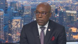 Illinois Attorney General Kwame Raoul appears on “Chicago Tonight” on June 6, 2023. (WTTW News)