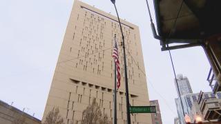 The Metropolitan Correctional Center in Chicago is pictured in a file photo. (WTTW News)