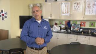 Hector Perez of the Union League Boys & Girls Clubs appears on "Latino Voices" on May 26, 2023. (WTTW News)