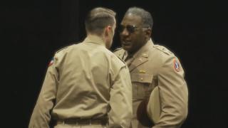 “A Soldier’s Play” is at the CIBC Theatre through April 16. (WTTW News)