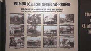 In the exhibit “Glencoe’s Black Heritage,” the Glencoe Historical Society explores the town’s beginnings. (WTTW News)