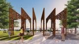 DuSable Park sits on a site where the Chicago River meets Lake Michigan, providing a new gateway to the city. (Courtesy of Ross Barney Architects)