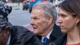 Former House Speaker Michael Madigan exits the Dirksen Federal Courthouse in Chicago on Jan. 3. (Andrew Adams / Capitol News Illinois)