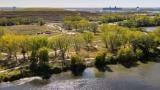 An aerial image of Big Marsh Park. (Courtesy of Friends of Big Marsh)