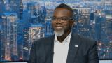 Mayor Brandon Johnson appears on "Chicago Tonight" on May 13, 2025. (WTTW News)