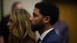 Jussie Smollett pleads not guilty at Leighton Criminal Court Building, Thursday, March 14, 2019. (E. Jason Wambsgans / Pool / Chicago Tribune)