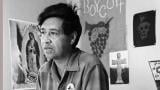 Cesar Chavez, a farm worker, labor organizer and leader of the California grape strike, is seen in a California works office in 1965. (AP Photo, George Brich, File)
