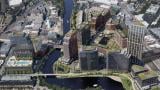 A rendering of the proposed Foundry Park development along the Chicago River. (Chicago Department of Planning and Development)