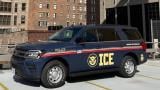 An Immigration and Customs Enforcement vehicle is pictured in Chicago in an image uploaded to social media by the agency on Sept. 8, 2025. (Credit: ICE)