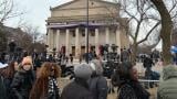 Mourners gather for a public visitation at Rainbow/PUSH Coalition in Chicago, Thursday, Feb. 26, 2026. (Eunice Alpasan / WTTW News)