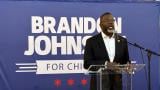 Mayor Brandon Johnson launches his campaign for a second term on Sept. 13, 2026. (Heather Cherone / WTTW News)