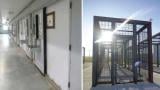 Images of the Lawrence Correctional Center restrictive housing unit in 2022, left, and restrictive housing yard, right, were included in a lawsuit filed by Uptown People’s Law Center. 