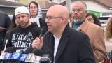 Ald. Mike Rodriguez (22nd Ward) speaks during a news conference in Little Village on Oct. 22, 2025. (WTTW News)