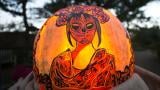 Night of 1,000 Jack-o’-Lanterns. (Courtesy of Chicago Botanic Garden)