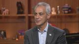 Mayor Rahm Emanuel appears on “Chicago Tonight” on Sept. 5, 2018. He is scheduled to appear for a final time as mayor on the show Monday, May 13, 2019.