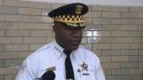 Chicago Police Supt. Larry Snelling talks to the news media following a meeting of the Community Commission for Public Safety and Accountability on Thursday, April 2, 2026. (WTTW News)