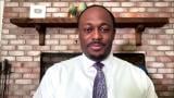 Whitfield Harrington Jr. appears on “Chicago Tonight” on Oct. 22, 2026. (WTTW News)
