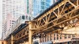 A CTA train is pictured in a file photo. (AlbertPego / iStock)