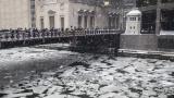 Pedestrians cross an icy Chicago River on Madison Street near the Civic Opera House on Monday, Jan. 28, 2019. (Rich Hein / Chicago Sun-Times via AP) Pedestrians cross an icy Chicago River on Madison Street near the Civic Opera House on Monday, Jan. 28, 2019. (Rich Hein / Chicago Sun-Times via AP)