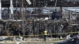 Emergency personnel work at the scene of an explosion at AB Specialty Silicones on Sunset Ave. and Northwestern Ave. on the border between Gurnee and Waukegan. The explosion happened Friday, May 3. (John Starks / Daily Herald via AP) Emergency personnel work at the scene of an explosion at AB Specialty Silicones on Sunset Ave. and Northwestern Ave. on the border between Gurnee and Waukegan. The explosion happened Friday, May 3. (John Starks / Daily Herald via AP)