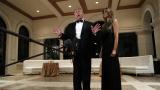 President Donald Trump speaks to the media about the situation at the U.S. embassy in Baghdad, from his Mar-a-Lago property, Tuesday, Dec. 31, 2019, in Palm Beach, Florida, as Melania Trump stands next to him. (AP Photo / Evan Vucci) President Donald Trump speaks to the media about the situation at the U.S. embassy in Baghdad, from his Mar-a-Lago property, Tuesday, Dec. 31, 2019, in Palm Beach, Florida, as Melania Trump stands next to him. (AP Photo / Evan Vucci)