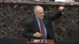 In this image from video, Alan Dershowitz, an attorney for President Donald Trump, answers a question during the impeachment trial against Trump in the Senate at the U.S. Capitol in Washington, Wednesday, Jan. 29, 2020. (Senate Television via AP) In this image from video, Alan Dershowitz, an attorney for President Donald Trump, answers a question during the impeachment trial against Trump in the Senate at the U.S. Capitol in Washington, Wednesday, Jan. 29, 2020. (Senate Television via AP)