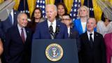 President Joe Biden speaks during an event marking the 12th anniversary of the Deferred Action of Childhood Arrivals program, in the East Room of the White House, Tuesday, June 18, 2024, in Washington. (AP Photo / Evan Vucci)