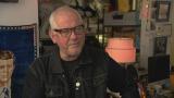 Chicago-based musician Jon Langford speaks with WTTW News about long relationship with Bloodshot Records. (WTTW News) Chicago-based musician Jon Langford speaks with WTTW News about long relationship with Bloodshot Records. (WTTW News)