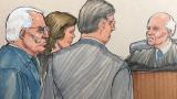 In this courtroom sketch, Ald. Ed Burke, left, appears before U.S. Federal Magistrate Judge Jeffrey Cole with his attorneys on Tuesday, June 4, 2019. (Credit: Tom Gianni) In this courtroom sketch, Ald. Ed Burke, left, appears before U.S. Federal Magistrate Judge Jeffrey Cole with his attorneys on Tuesday, June 4, 2019. (Credit: Tom Gianni)