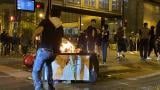 A chaotic scene in downtown Chicago on the evening of Saturday, May 30, 2020. (Hugo Balta / WTTW News) A chaotic scene in downtown Chicago on the evening of Saturday, May 30, 2020. (Hugo Balta / WTTW News)