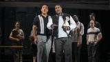 Robert Sims and Tyrone Chambers, II in Chicago Opera Theater’s “Freedom Ride.” (Photo credit: Michael Brosilow) Robert Sims and Tyrone Chambers, II in Chicago Opera Theater’s “Freedom Ride.” (Photo credit: Michael Brosilow)