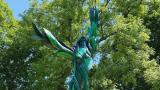 "Green Lady" in Jackson Park is the latest sculpture to breathe new life into one of Chicago's dead ash trees. (Chicago Sculpture International) "Green Lady" in Jackson Park is the latest sculpture to breathe new life into one of Chicago's dead ash trees. (Chicago Sculpture International)