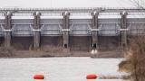 Water flows out of the Rockwall-Forney Dam in Forney, Texas, Wednesday, Feb. 16, 2022. (AP Photo / LM Otero)